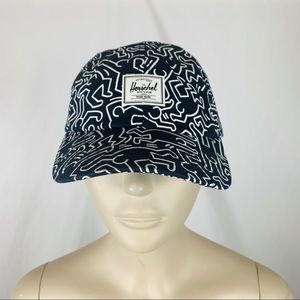 Herschel Supply Co Black SnapBack Strapback Hat